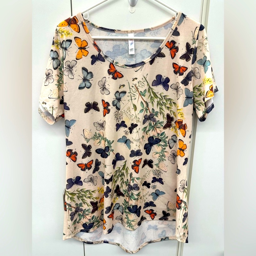 Butterfly Print Women's Top